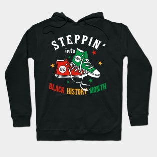 Steppin' Into Black History Month, Juneteenth, Since 1865 Freedom Day, Free-ish, African American Hoodie